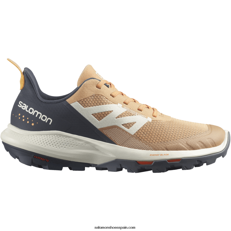 zapatos de senderismo para mujer - outpulse Salomon 00B0PZ1281 fenogreco/ébano/naranja ardiente