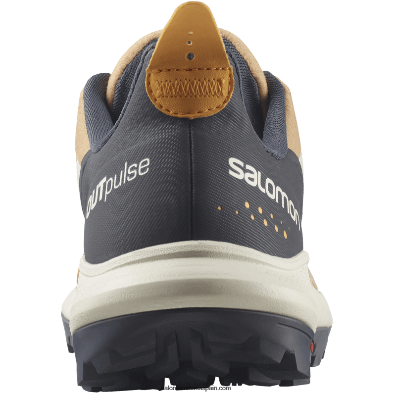 zapatos de senderismo para mujer - outpulse Salomon 00B0PZ1281 fenogreco/ébano/naranja ardiente