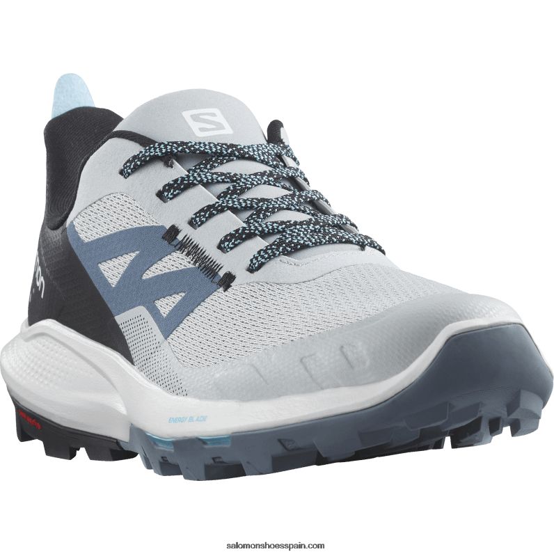 zapatos de senderismo para mujer - outpulse Salomon 00B0PZ1282 azul perla/azul china/azul resplandor