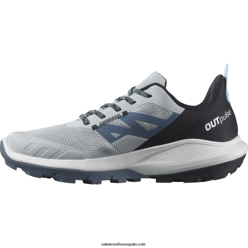 zapatos de senderismo para mujer - outpulse Salomon 00B0PZ1282 azul perla/azul china/azul resplandor