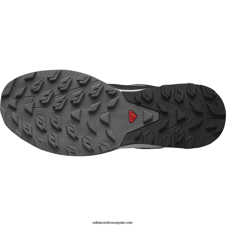 zapatos de senderismo para mujer - outrise Salomon 00B0PZ1280 ciruela gatito/negro/oro coral