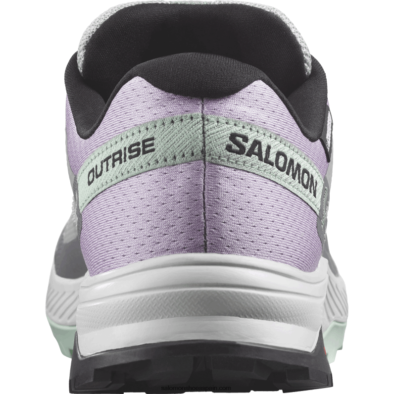 zapatos de senderismo para mujer - outrise clima impermeable Salomon 00B0PZ1145 cantera/flor de orquídea/yuca