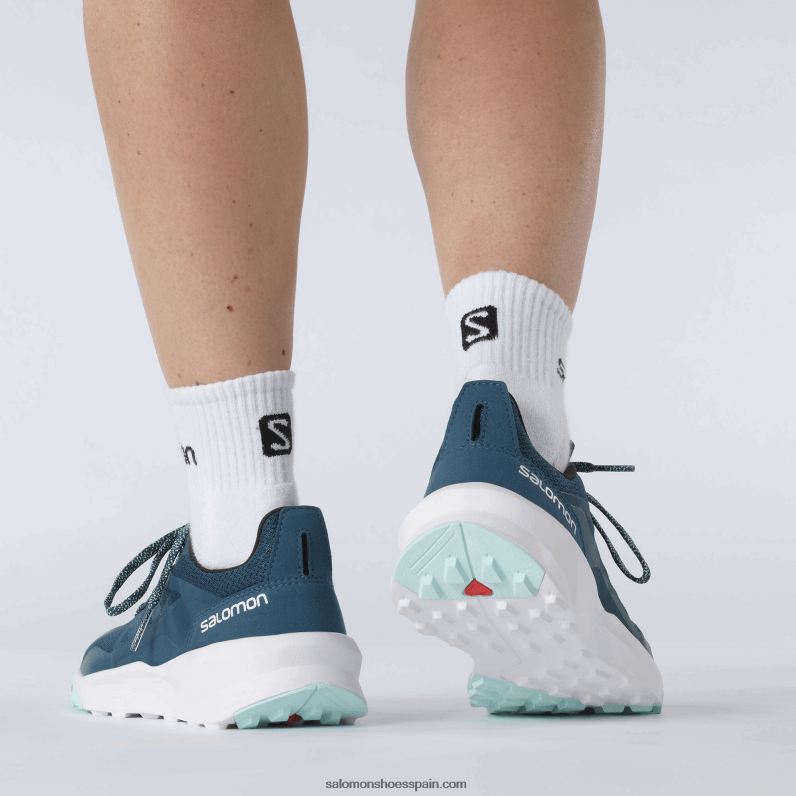 zapatos de senderismo para mujer - patrulla Salomon 00B0PZ1125 azul legión/blanco/yuca