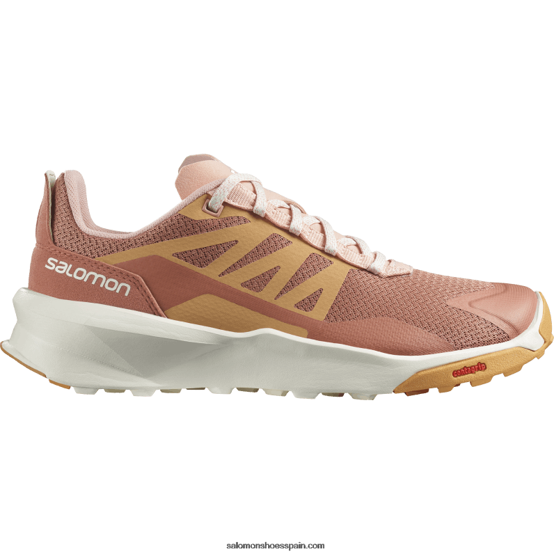 zapatos de senderismo para mujer - patrulla Salomon 00B0PZ1126 madera de cedro/gamuza/rosa nube