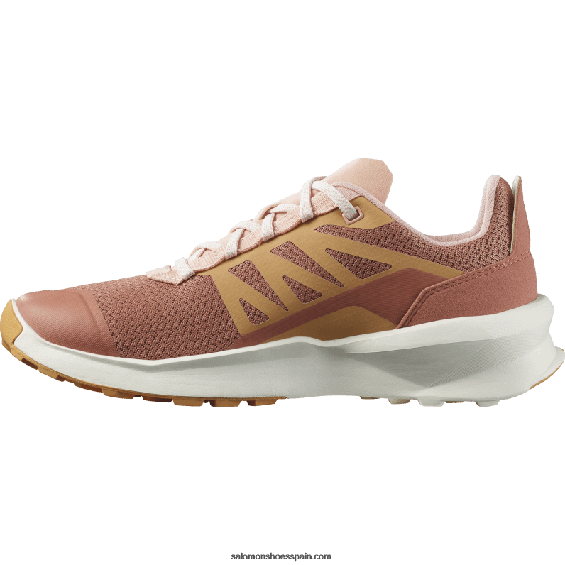 zapatos de senderismo para mujer - patrulla Salomon 00B0PZ1126 madera de cedro/gamuza/rosa nube