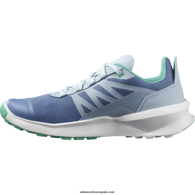 zapatos de senderismo para mujer - patrulla Salomon 00B0PZ1127 terciopelo mañana/azul zen/hoja de menta