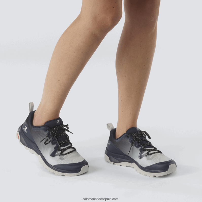 zapatos de senderismo para mujer - vaya Salomon 00B0PZ1284 roca lunar/cielo nocturno
