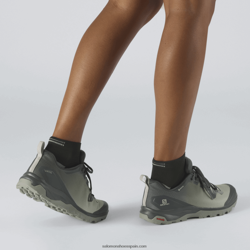 zapatos de senderismo para mujer - vaya gore-tex Salomon 00B0PZ1146 chic urbano/gris mineral/sombra