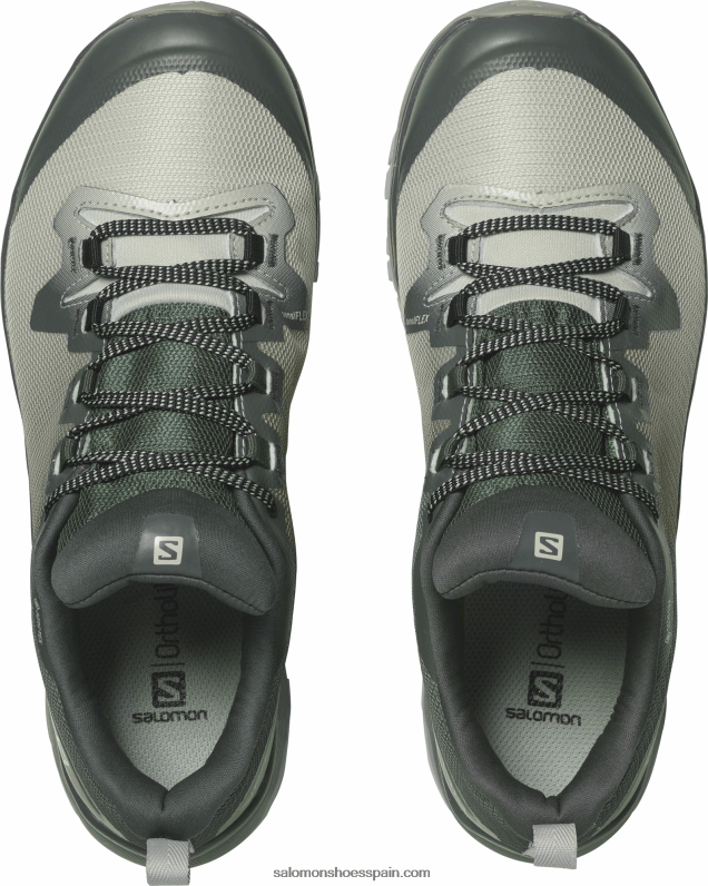 zapatos de senderismo para mujer - vaya gore-tex Salomon 00B0PZ1146 chic urbano/gris mineral/sombra