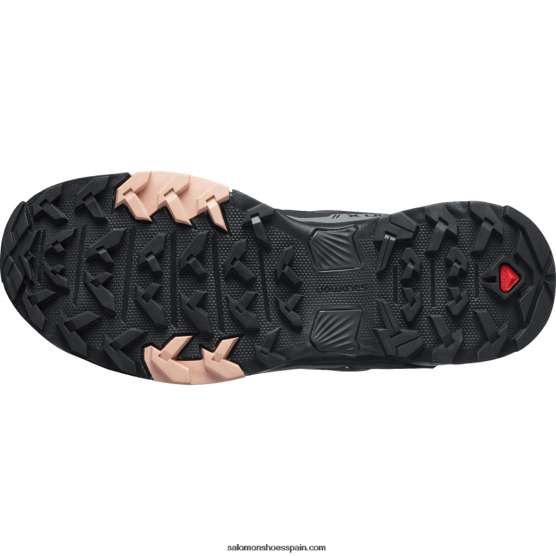 zapatos de senderismo para mujer - x ultra 4 Salomon 00B0PZ1119 negro/sombra tranquila/sirocco