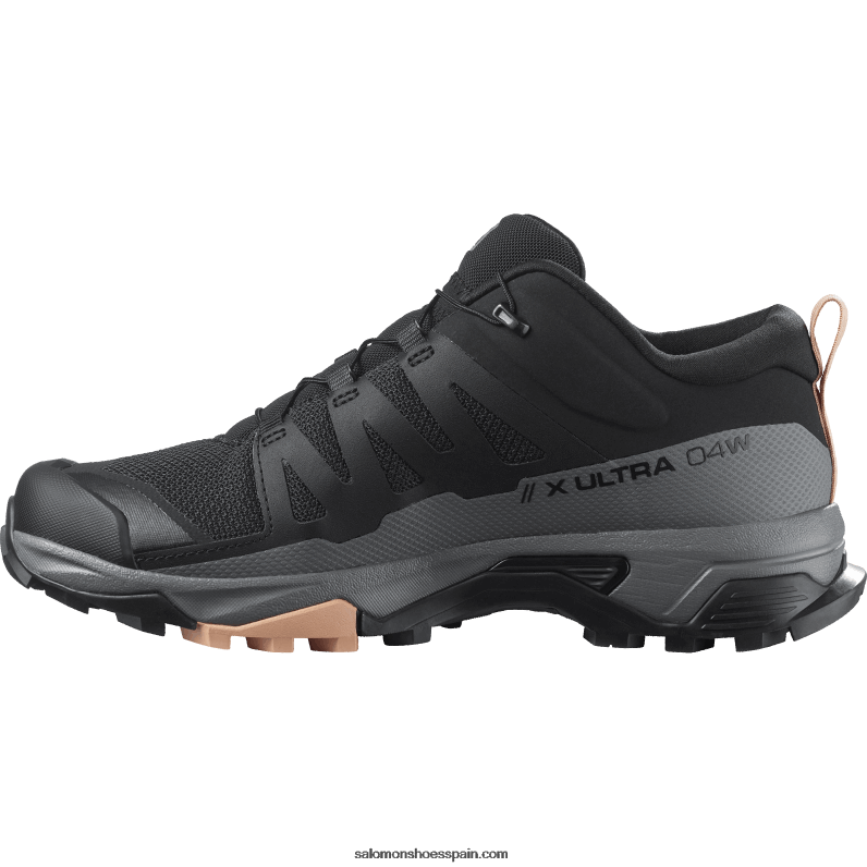 zapatos de senderismo para mujer - x ultra 4 Salomon 00B0PZ1119 negro/sombra tranquila/sirocco