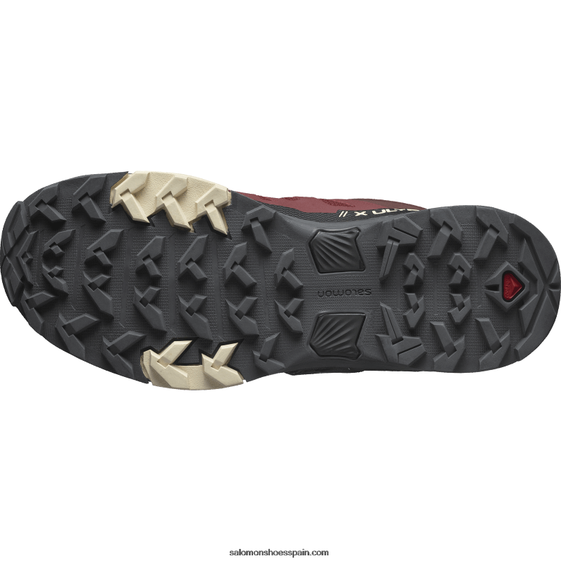 zapatos de senderismo para mujer - x ultra 4 gore-tex Salomon 00B0PZ1140 marrón más oscuro/negro/arena blanqueada