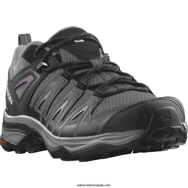 zapatos de senderismo para mujer - x ultra pioneer aero Salomon 00B0PZ1120 imán/negro/paisaje lunar