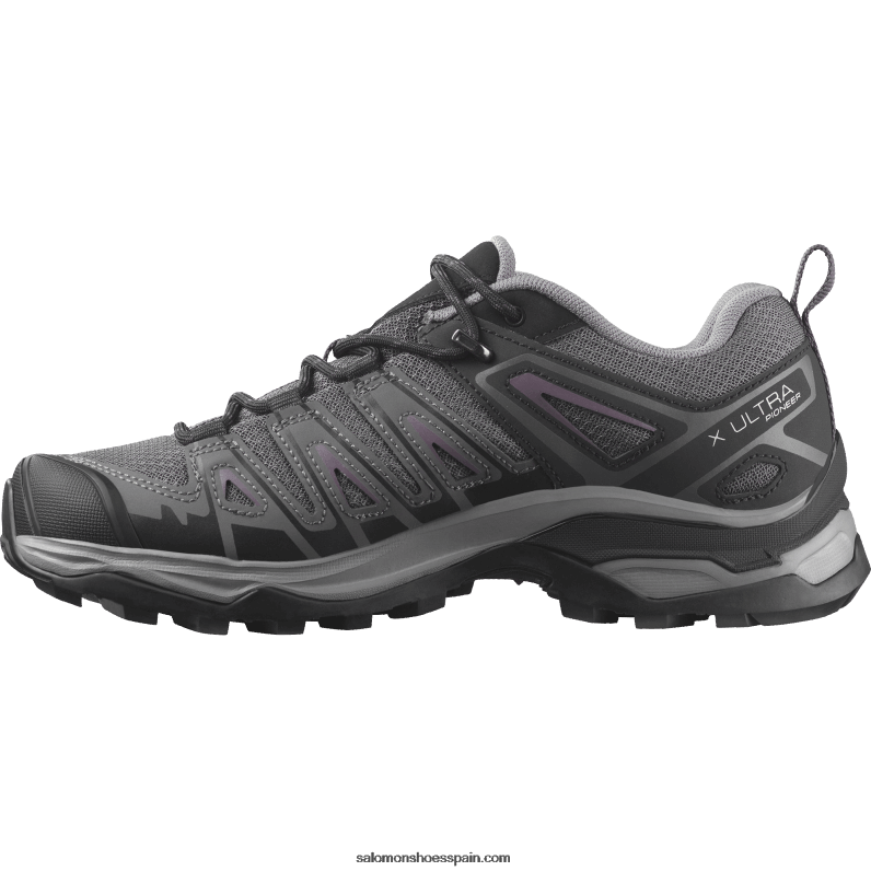 zapatos de senderismo para mujer - x ultra pioneer aero Salomon 00B0PZ1120 imán/negro/paisaje lunar