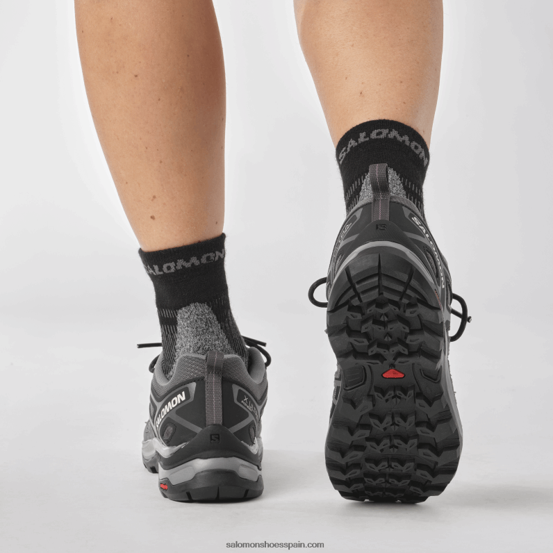 zapatos de senderismo para mujer - x ultra pioneer aero Salomon 00B0PZ1120 imán/negro/paisaje lunar