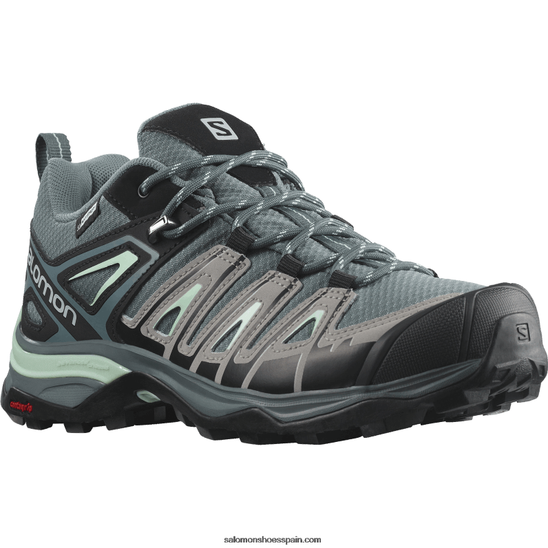 zapatos de senderismo para mujer - x ultra pioneer clima impermeable Salomon 00B0PZ1130 clima tormentoso/aleación/yuca