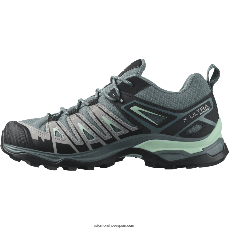 zapatos de senderismo para mujer - x ultra pioneer clima impermeable Salomon 00B0PZ1130 clima tormentoso/aleación/yuca