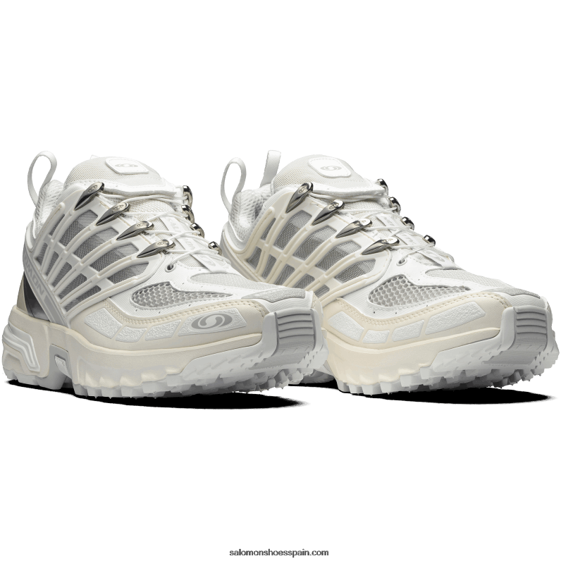zapatillas deportivas mujer - acs pro Salomon 00B0PZ762 blanco/vainilla hielo/roca lunar