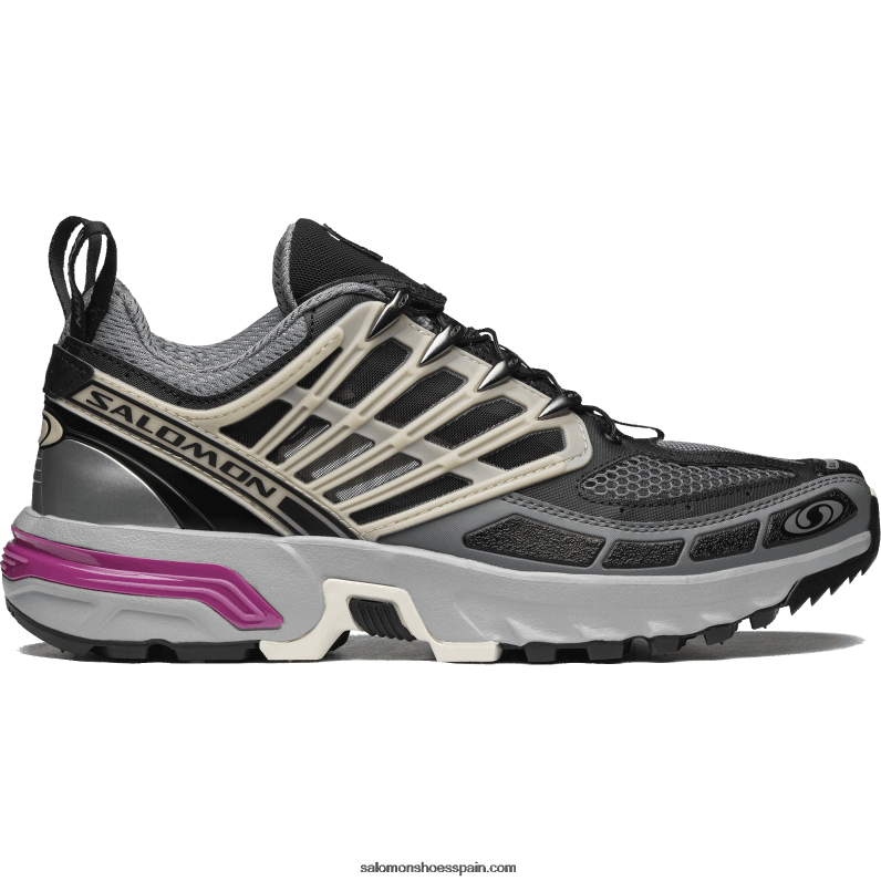zapatillas deportivas mujer - acs pro advanced Salomon 00B0PZ779 negro/aleación/gris pluma