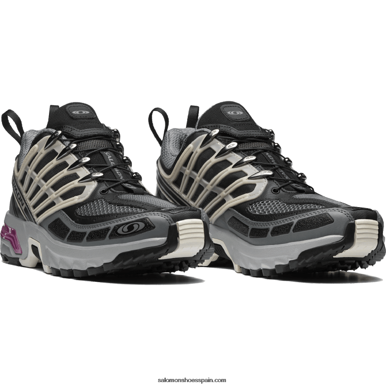 zapatillas deportivas mujer - acs pro advanced Salomon 00B0PZ779 negro/aleación/gris pluma