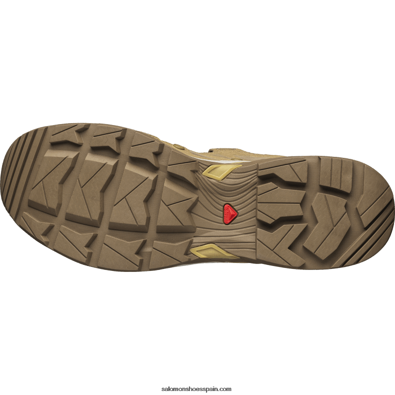 zapatos deportivos de mujer - jungle ultra low advanced Salomon 00B0PZ768 oro opaco/canguro/safari
