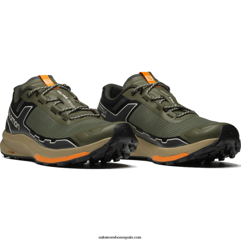 zapatos deportivos de mujer - ultra raid Salomon 00B0PZ778 olivo noche/turba/pino ponderosa