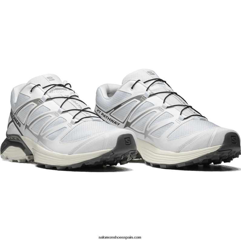 zapatos deportivos de mujer - xt-pathway Salomon 00B0PZ766 blanco/vainilla hielo/peltre