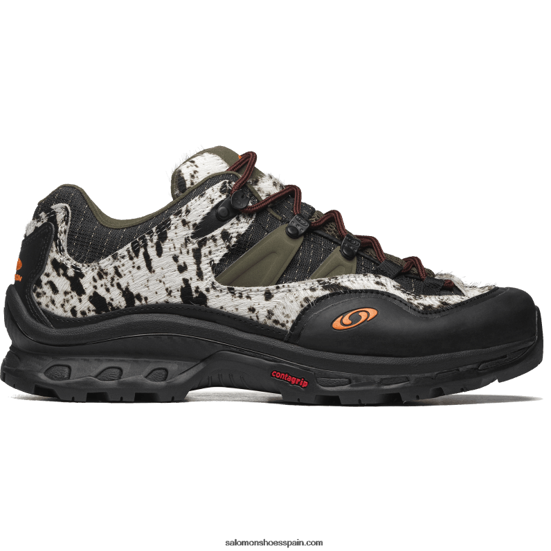 zapatos deportivos de mujer - xt-quest 2 texas el brazo roto Salomon 00B0PZ781 negro/oliva noche/naranja vibrante