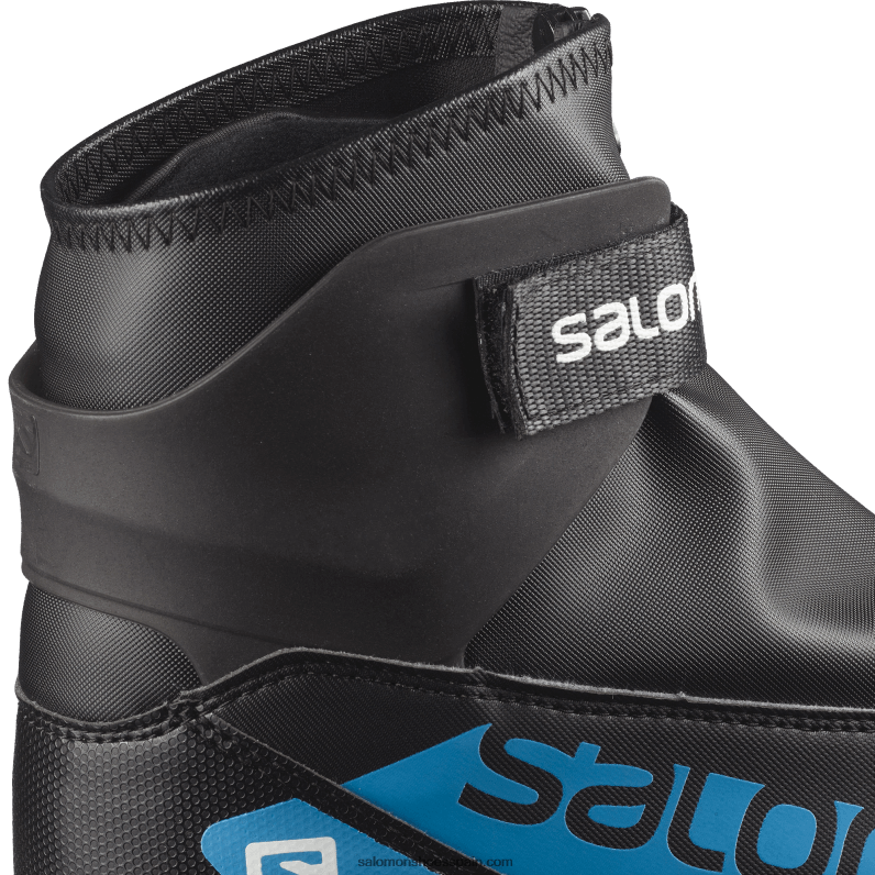 junior - botas nórdicas clásicas de patinaje para niños - r/combi Salomon 00B0PZ1410 negro/azul proceso