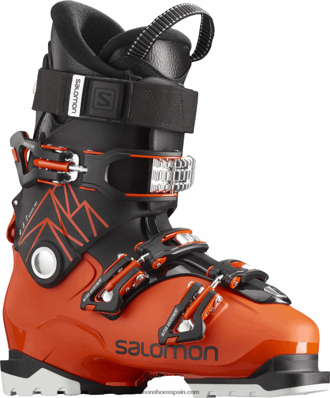 junior - botas all-mountain niño - qst access 70 t Salomon 00B0PZ1369 naranja/negro