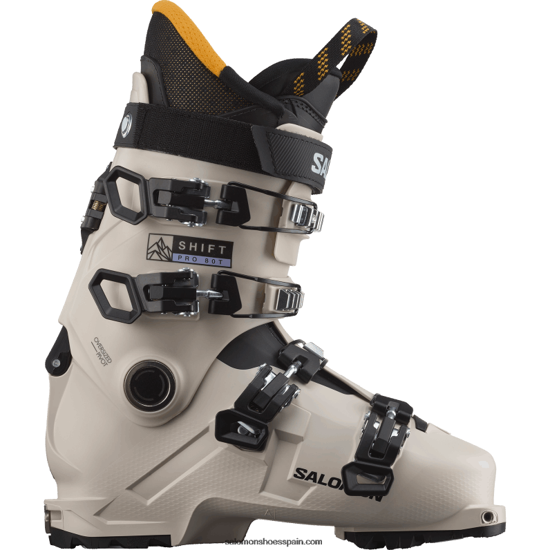 junior - botas all-mountain niño - shift pro 80t at Salomon 00B0PZ1372 día lluvioso/negro/energía solar