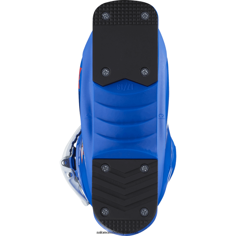 junior - botas all-mountain niño - t1 Salomon 00B0PZ1425 carrera azul/blanco