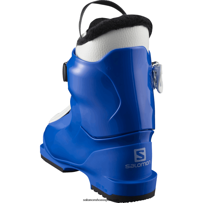 junior - botas all-mountain niño - t1 Salomon 00B0PZ1425 carrera azul/blanco