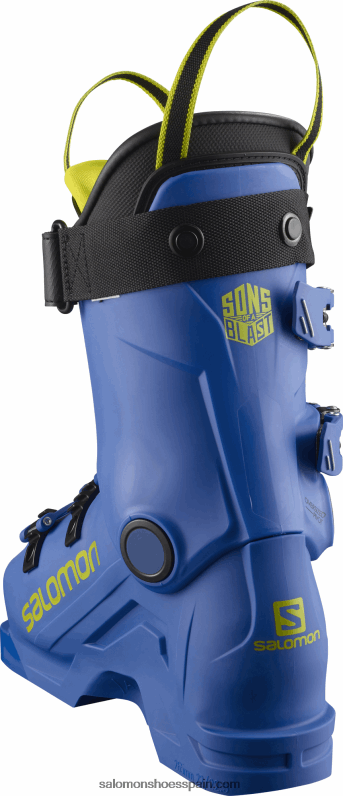 junior - botas de carreras para niños - s/race 70 Salomon 00B0PZ1374 carrera azul/verde ácido/negro
