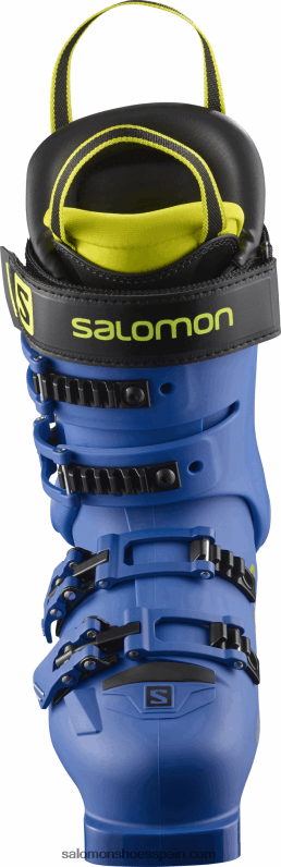 junior - botas de carreras para niños - s/race 70 Salomon 00B0PZ1374 carrera azul/verde ácido/negro