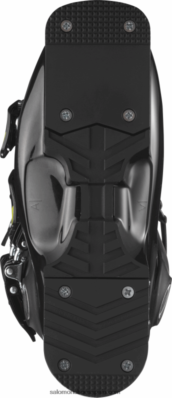 junior - botas de pista para niños - s/max 60 rt Salomon 00B0PZ1375 negro/verde ácido