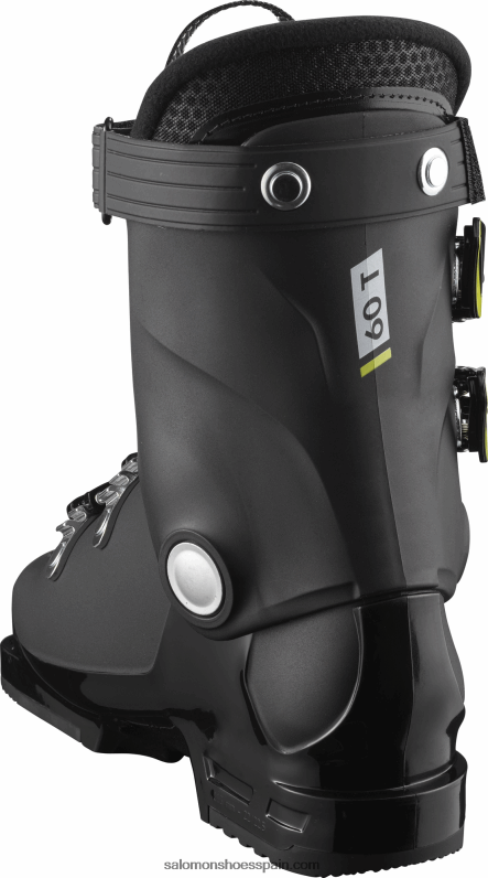 junior - botas de pista para niños - s/max 60 rt Salomon 00B0PZ1375 negro/verde ácido