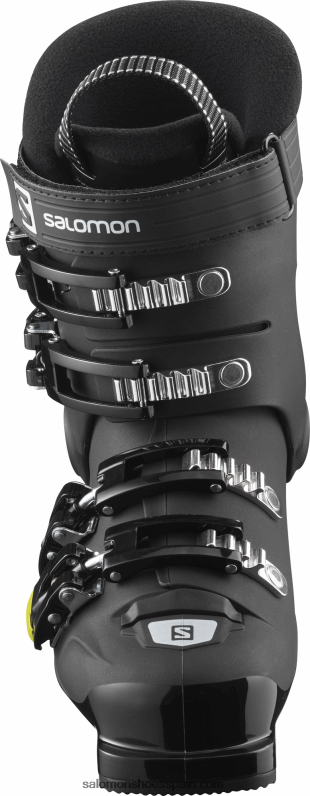 junior - botas de pista para niños - s/max 60 rt Salomon 00B0PZ1375 negro/verde ácido