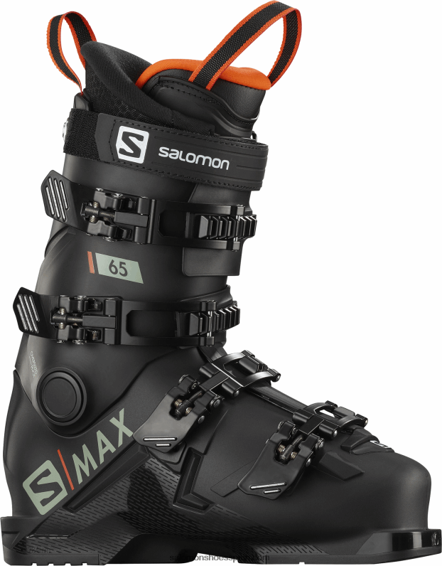 junior - botas de pista para niños - s/max 65 Salomon 00B0PZ1370 negro/rojo
