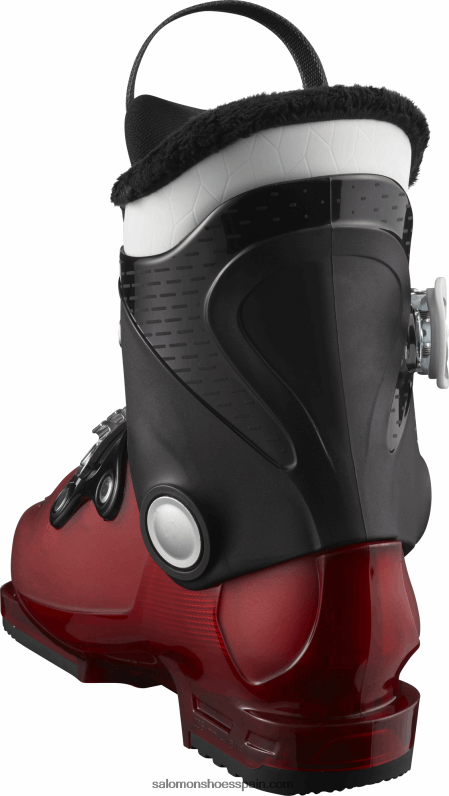 junior - botas de pista para niños - t2 rt Salomon 00B0PZ1379 negro/rojo/blanco