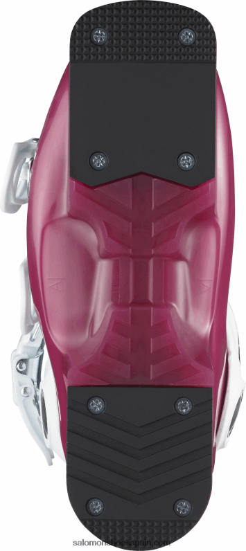 junior - botas de pista para niños - t3 rt girly Salomon 00B0PZ1424 rosa violeta translúcido/blanco