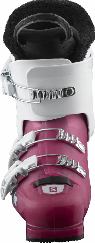 junior - botas de pista para niños - t3 rt girly Salomon 00B0PZ1424 rosa violeta translúcido/blanco