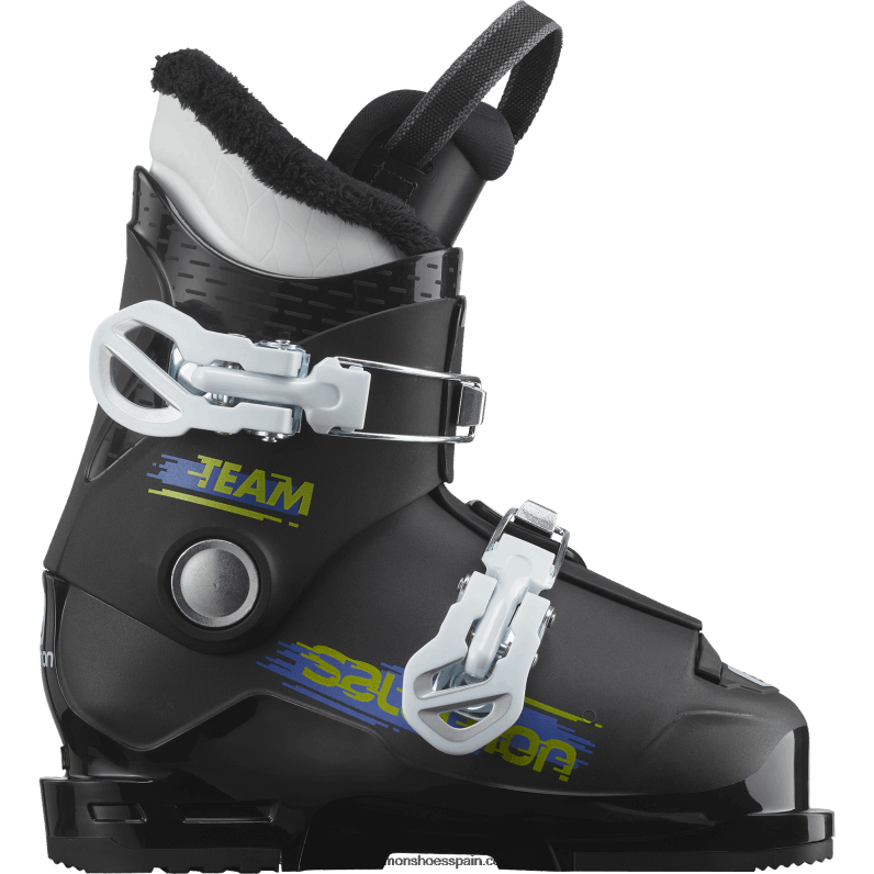 junior - botas de pista para niños - team t2 Salomon 00B0PZ1371 blanco negro