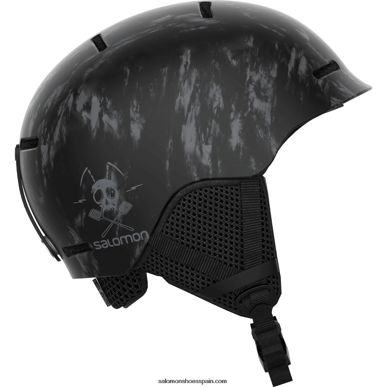 junior - casco para niños - niño Salomon 00B0PZ1395 corbata negra y tinte