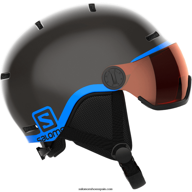 junior - casco para niños - visera grom Salomon 00B0PZ1388 negro