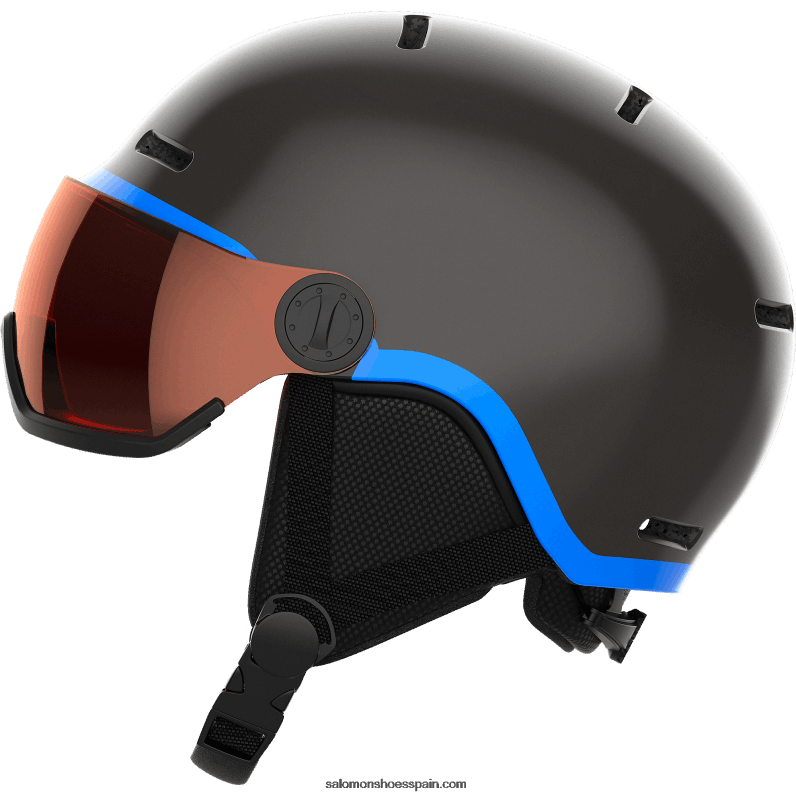 junior - casco para niños - visera grom Salomon 00B0PZ1388 negro