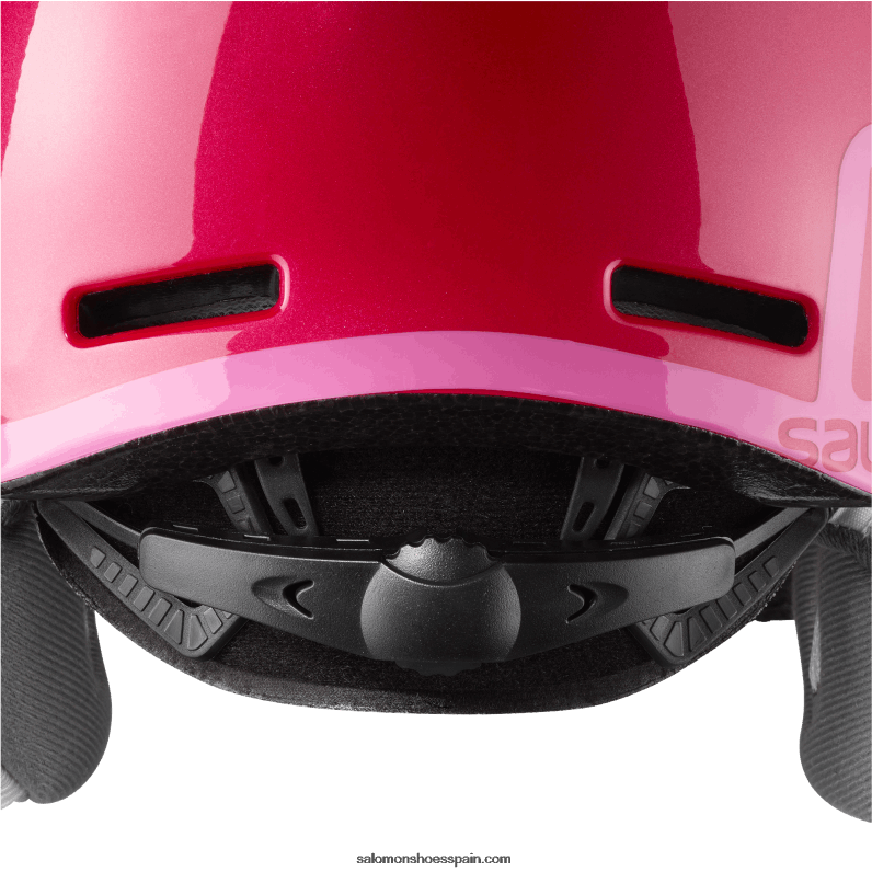 junior - casco para niños - visera grom Salomon 00B0PZ1389 brillante/rosa
