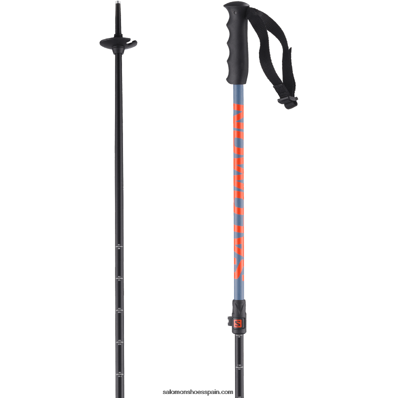 junior - bastones alpinos para niños - mtn jr Salomon 00B0PZ1384 azul copen/naranja