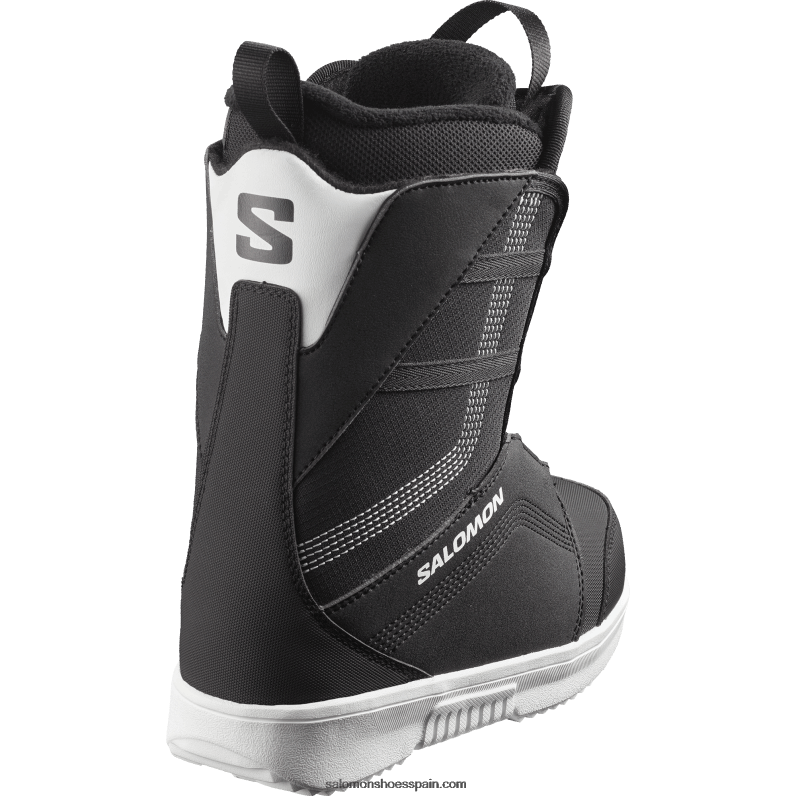 junior - botas de snowboard para niños - project boa Salomon 00B0PZ1404 blanco negro