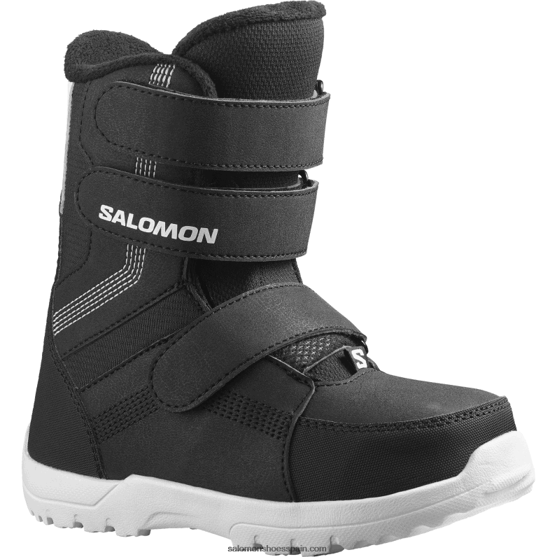junior - botas de snowboard para niños - whipstar Salomon 00B0PZ1403 blanco negro